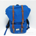 Navy blue Backpack PU leather Travel bag Schoolbag Teens prefer products Student bag Portable bag Computer bag Adult backpack Ja